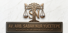 Av. Arb. Sabah Nur Yücetepe — Avukatlık ve Arabuluculuk Logosu